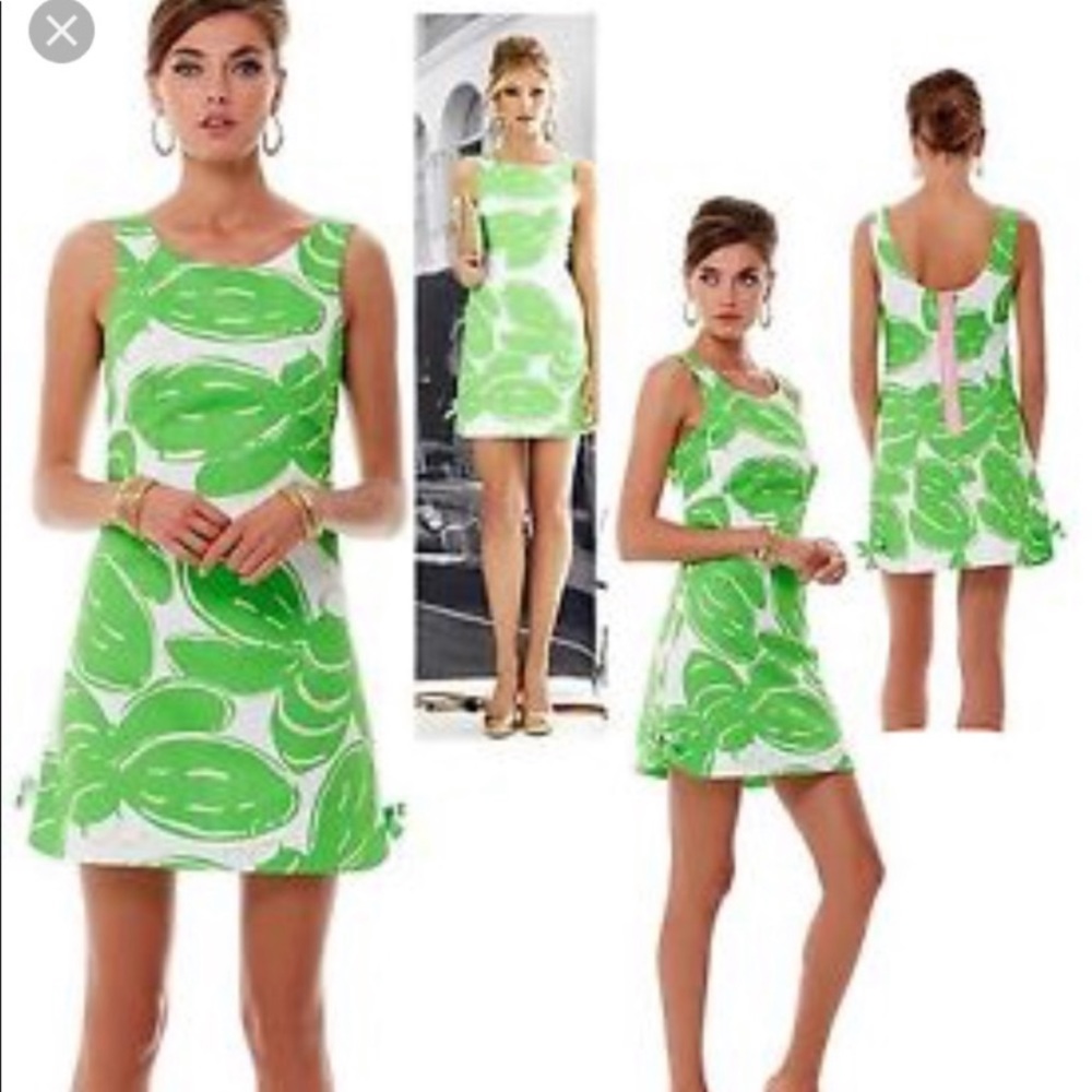 Lilly pulitzer Delia dress- White stinger resort.